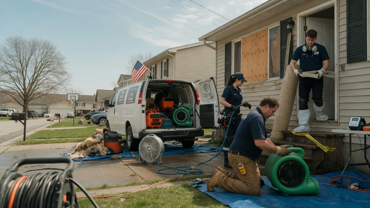 Water Damage Restoration in Golden Gate, IL near me